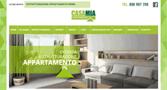 Desktop Screenshot of casamiaristrutturazioni.it